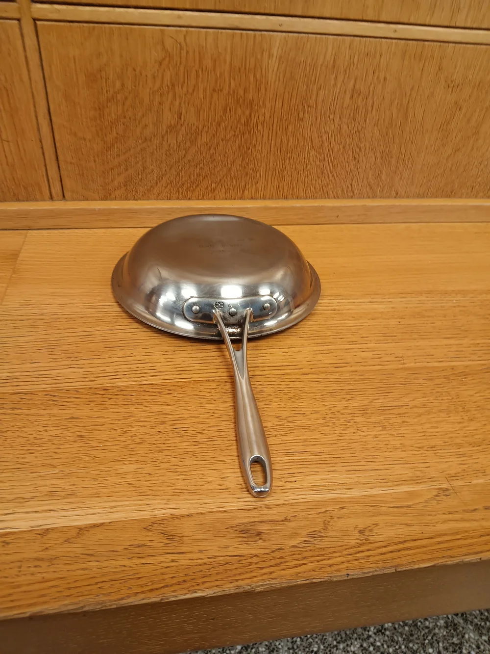 Calphalon Stainless Steel Frying Pan in Silver Finish